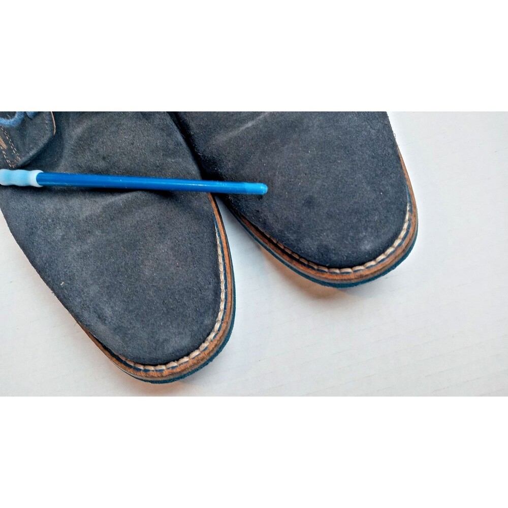 HEL by LLOYD Blue Suede Shoes Mens sz 9 Made in Germany Casual Work - Picture 12 of 14